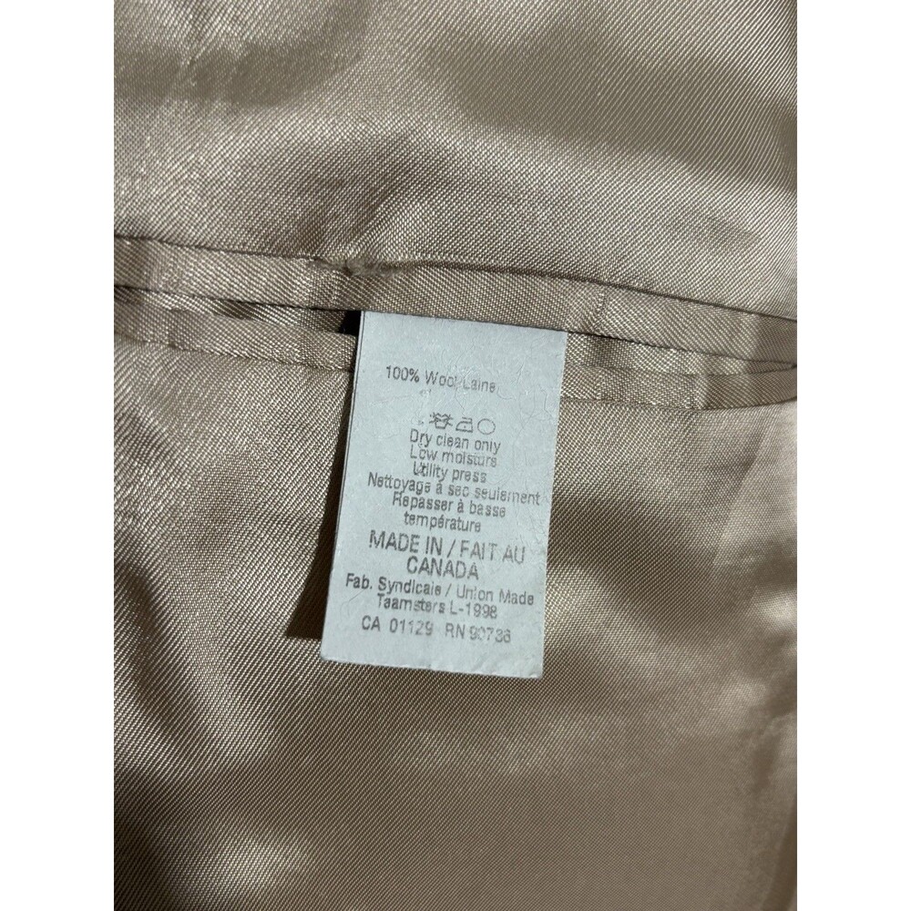 Lauren Ralph Lauren Sport Coat Blazer Mens 42R Brown Houndstooth Wool Academia - Picture 8 of 14